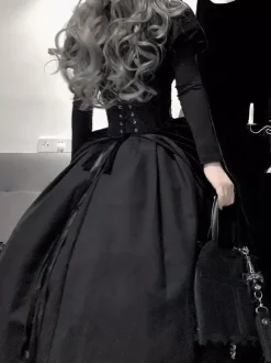 Gothic Lolita Dress Moonlight Castle Countess Victoria Dark Palace Style Cosplay costumes