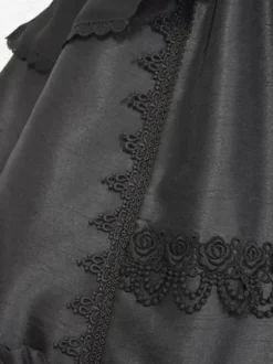 Gothic Lolita Dress Polyester Sleeveless Classic Lolita Dresses Black