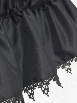 Gothic Lolita Dress Polyester Sleeveless Classic Lolita Dresses Black