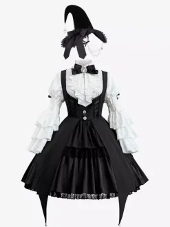 Gothic Lolita Hat Magical Girl Witch Black Lolita Accessories
