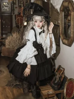 Gothic Lolita Hat Magical Girl Witch Black Lolita Accessories
