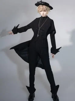 Gothic Lolita Ouji Fashion Straight-leg Pants