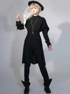 Gothic Lolita Ouji Fashion Straight-leg Pants