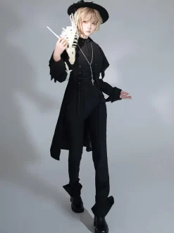 Gothic Lolita Ouji Fashion Straight-leg Pants