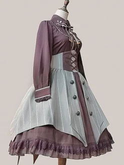 Gothic Lolita Skirt Infanta Coffee Brown Lolita Skirts
