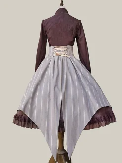 Gothic Lolita Skirt Infanta Coffee Brown Lolita Skirts