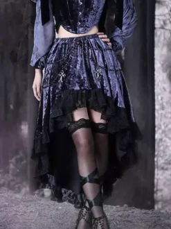 Gothic Lolita SK Lace Purple Lace Lolita Skirts