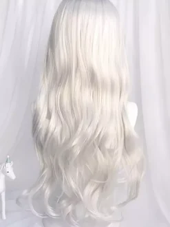 Gothic Lolita Wig Long Tousled Silver Lolita Accessories