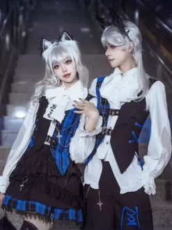 Gothic Lolita Wig Long Tousled Silver Lolita Accessories