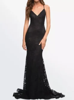 Gothic Wedding Dresses 2026 Mermaid Sleeveless Lace With Train Bridal Dress Free Customization