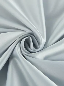 Gray Satin Skirt with Slit High Waisted Solid Color Summer A-line Long Skirt For Women 2026