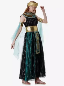 Greek Costumes Black Retro Dress Choker Set Holidays Costumes