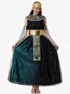 Greek Costumes Black Retro Dress Choker Set Holidays Costumes