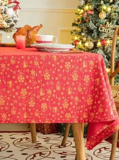 Green Christmas Polyester Fiber Polyester Christmas Pattern Christmas Holidays Costumes