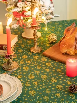 Green Christmas Polyester Fiber Polyester Christmas Pattern Christmas Holidays Costumes