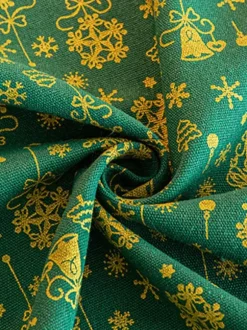 Green Christmas Polyester Fiber Polyester Christmas Pattern Christmas Holidays Costumes
