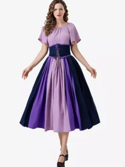 Green Retro Costumes Marie Antoinette Costume Vintage Clothing