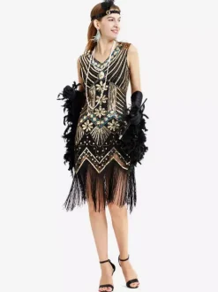 Green Retro Costumes Women's Rhinestones Fringe Marie Antoinette Costume Polyester Set Dress Accessory Retro Masquerade Ball Gown Burgundy