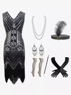 Green Retro Costumes Women's Rhinestones Fringe Marie Antoinette Costume Polyester Set Dress Accessory Retro Masquerade Ball Gown Burgundy