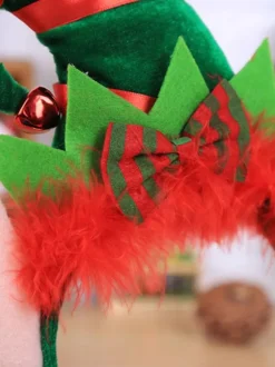 Green Christmas Hair Band Polyester Fiber Christmas Holidays Costumes