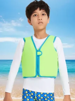 Green Life Vest Children's Sportswear Color Block
