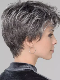 Grey Short Hair With Side Bangs Synthetic Wig For Women 2026
