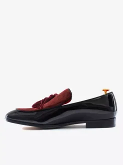 Groom Loafers Mens Tassel Loafer penny Shoes Polyester Round Toe Prom Homecoming Wedding Shoes