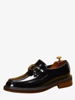 Groom Loafers Mens Horsebit Loafers Genuine Leather Slip On Driving Shoes Smart Office Work Formal Shoes