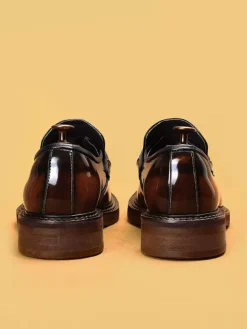 Groom Loafers Mens Horsebit Loafers Genuine Leather Slip On Driving Shoes Smart Office Work Formal Shoes