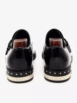 Groom Loafers Mens Monk Shoes Cowhide Rivets Single Monk Strap for Formal Occasions Loafer Shoes