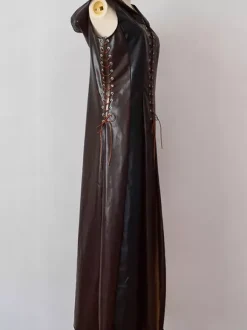 Halloween Carnival Halloween Costumes Color Block Women's Sexy Dress PU Leather Holidays Costumes