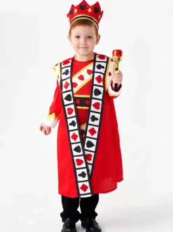 Halloween Costumes For Kids Red Halloween Polyester Set Kid's Headwear Top