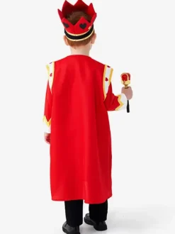 Halloween Costumes For Kids Red Halloween Polyester Set Kid's Headwear Top