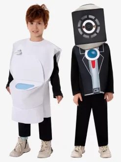 Halloween Costumes For Kids White Halloween Polyester Top Kid's Waistcoat