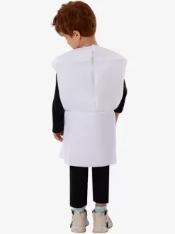 Halloween Costumes For Kids White Halloween Polyester Top Kid's Waistcoat
