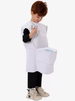 Halloween Costumes For Kids White Halloween Polyester Top Kid's Waistcoat