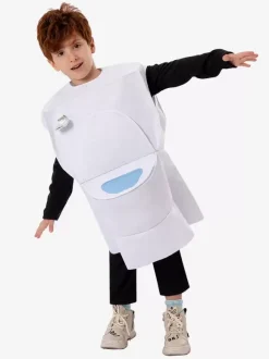 Halloween Costumes For Kids White Halloween Polyester Top Kid's Waistcoat