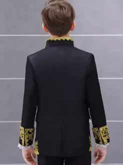 Halloween Costumes For Kids Palace Drama Performance Costume Inlaid Prince Charming Performance Dress
