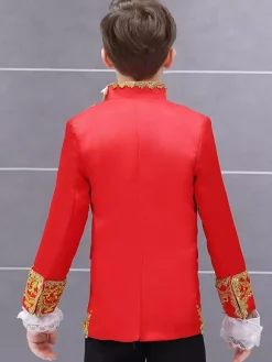 Halloween Costumes For Kids Palace Drama Performance Costume Inlaid Prince Charming Performance Dress