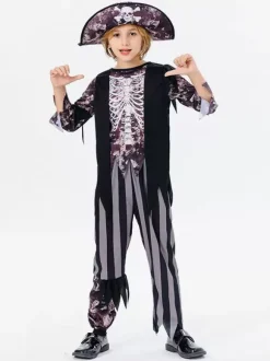 Halloween Costumes For Kids Deep Brown Halloween Set Kid's Polyester Top Hat