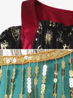 Halloween Costumes For Kids Gypsies Cosplay Dress