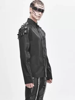 Halloween Cyberpunk Dark Raglan Sleeve Long Sleeve Men's Trendy Shirts