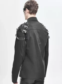 Halloween Cyberpunk Dark Raglan Sleeve Long Sleeve Men's Trendy Shirts