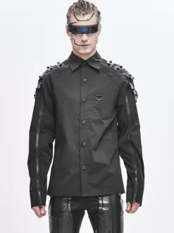 Halloween Cyberpunk Dark Raglan Sleeve Long Sleeve Men's Trendy Shirts