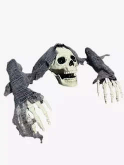Halloween Floor Crawler Skeleton Decoration Haunted House Prop For Courtyard Decoration