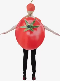 Halloween fruit slice costume adult vegetable tomato stage performance costume tomato cos jumpsuit