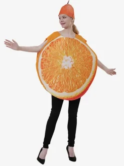 Halloween Funny Fruit Slice Costume Adult Orange Costume Vegetable Party Bar Performance Costume