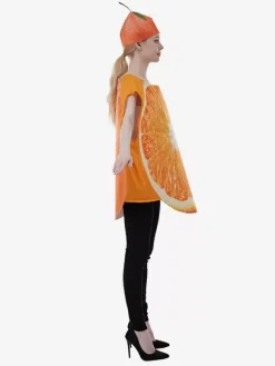 Halloween Funny Fruit Slice Costume Adult Orange Costume Vegetable Party Bar Performance Costume