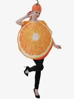 Halloween Funny Fruit Slice Costume Adult Orange Costume Vegetable Party Bar Performance Costume