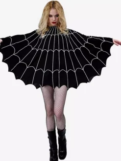 Halloween Halloween Costumes Black Women's Scary Cloak Polyester Holidays Costumes